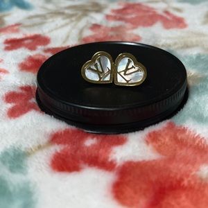Louis Vuitton gold earrings